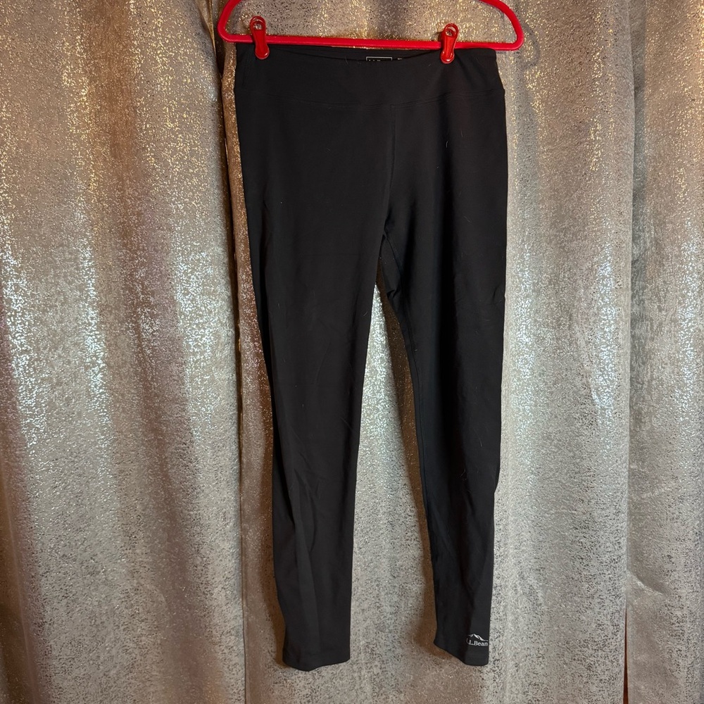 LL bean black performance leggings!